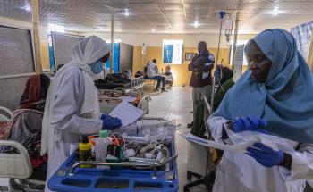  Zalingei teaching hospital emergency department, Zalingei, Central Darfur state, Sudan.