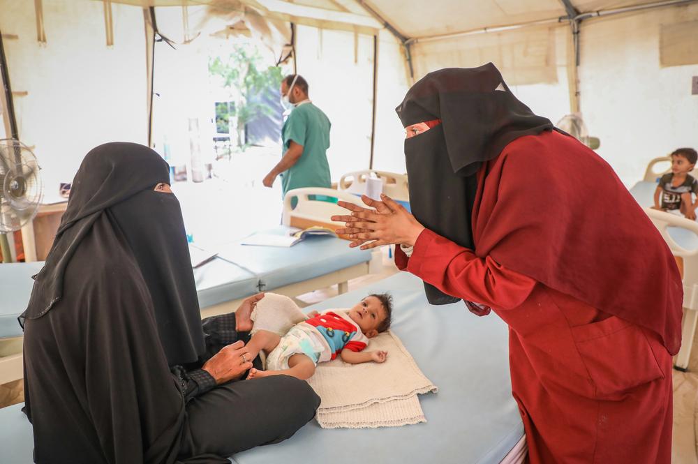 MSF, Doctors without borders, Kareema, MSF community health workers (CHWs) in Ad Dahi rural hospital