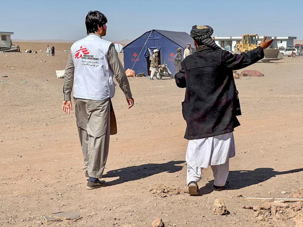 MSF, Herat earthquake, Afghanistan. 