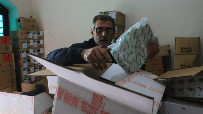 Dr. Samih Kaddour, in Aqrabat hospital