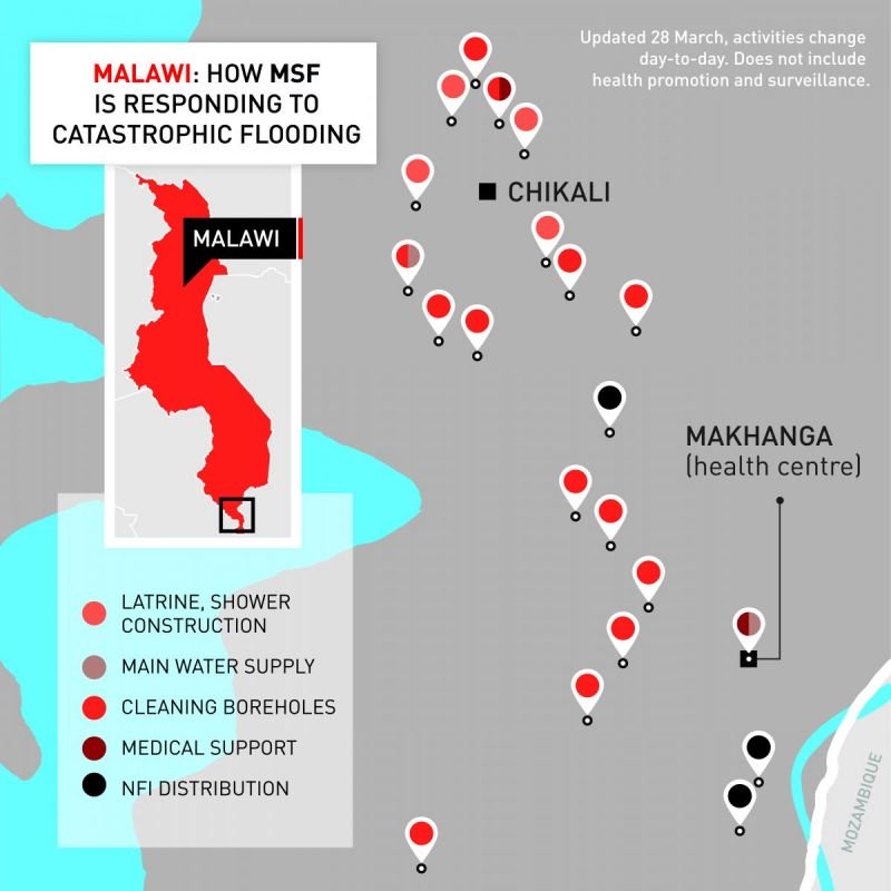 How MSF is responding to flood-affected areas in Malawi