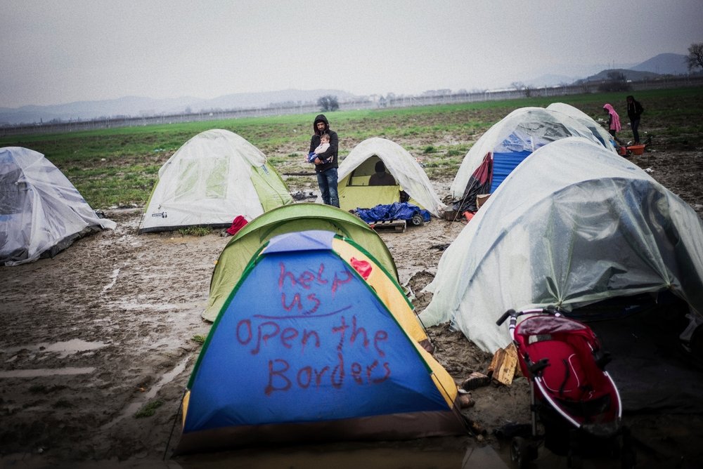 Idomeni camp, Greece