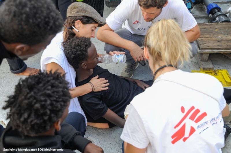 migrants, Mediterranean, sea rescue