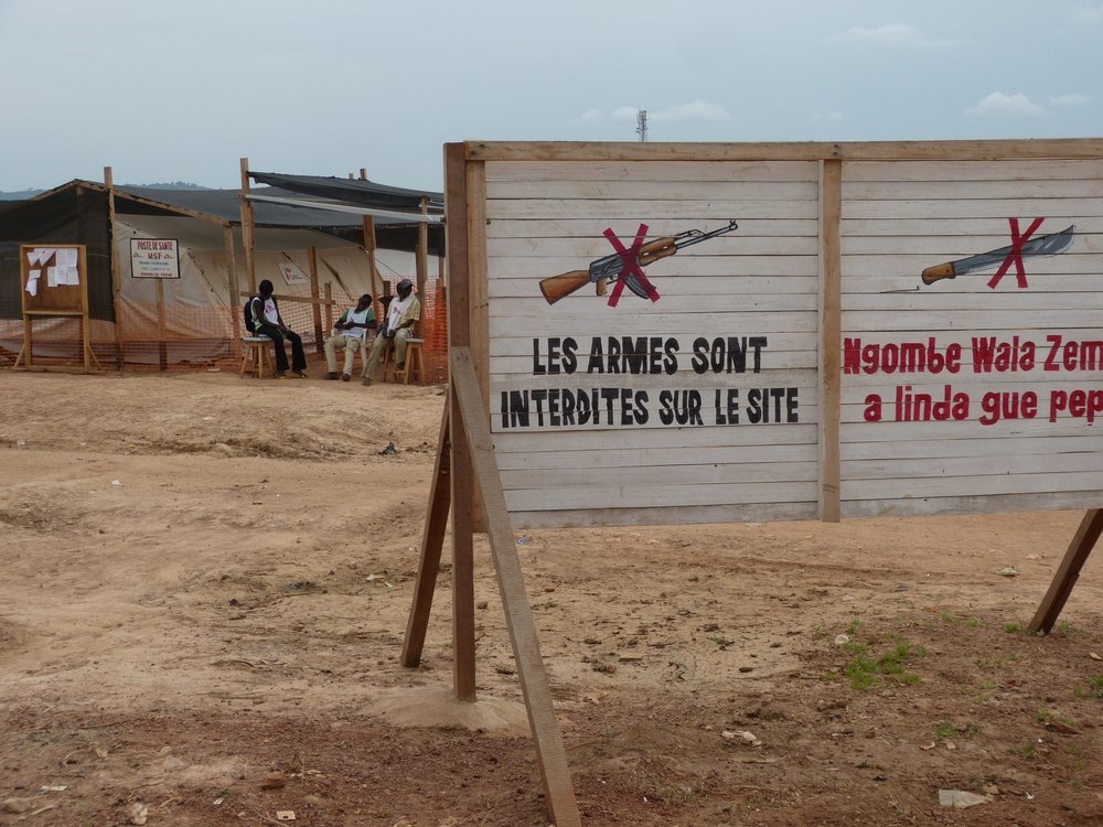 MSF staff killed by armed men in the Boguila hospital compound, 26 April 2014. Photo: Samuel Hanryon