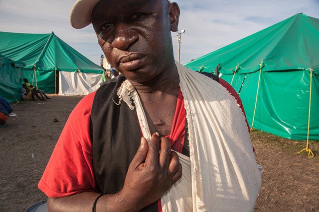 Roger has lived in South Africa since 2001, after fleeing violence in the Bukavu region of the Democratic Republic of Congo. On 31 March, as usual, he was selling jeans, shoes and leather jackets – “everything that goes on the human body” – in downtown Isipingo when he was attacked by a group of young men wielding pangas (machetes) and bottles. Everyone who saw him being attacked that day thought he had been killed.