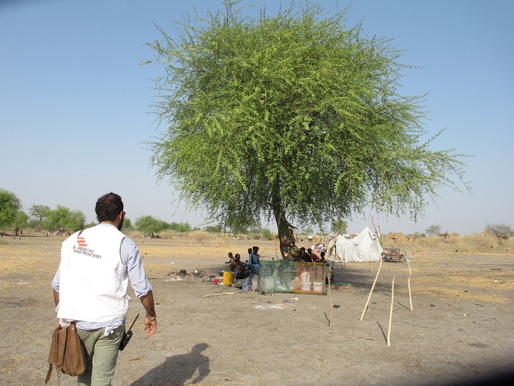 Over 1,665 families, mainly from the Shilluk tribe, have left Melut since the beginning of April. Photo: Beatrice Debut