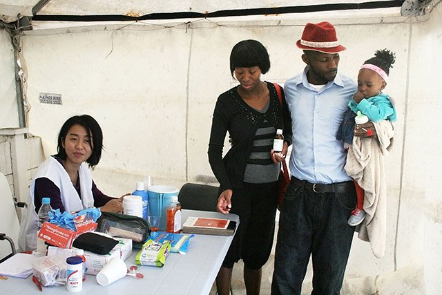 Helping the displaced