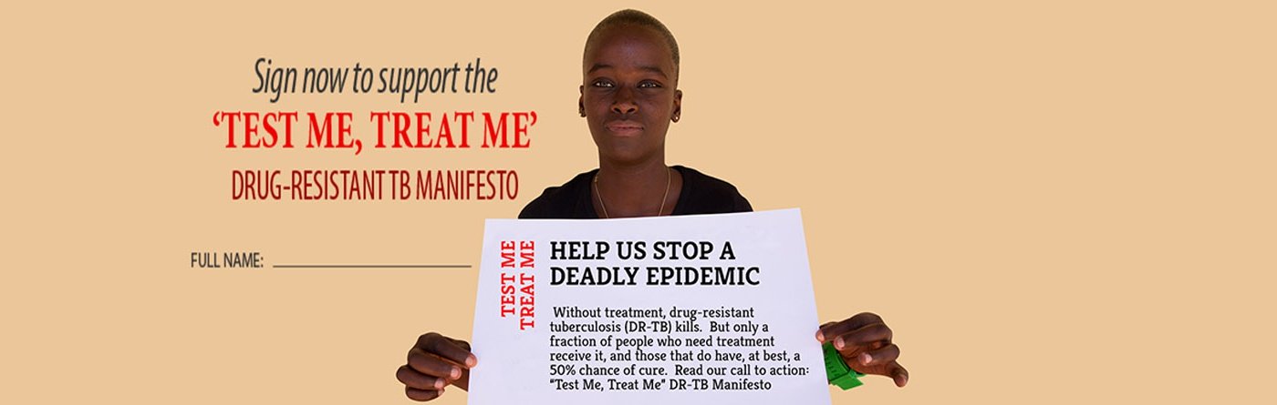 Phumeza Tisile, co-author of the DR-TB Manifesto* and XDR-TB survivor