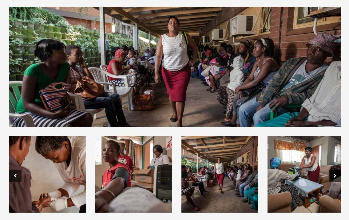 MSF and the KZN Department of Health launched an innovative HIV/TB projects called Bending the Curves