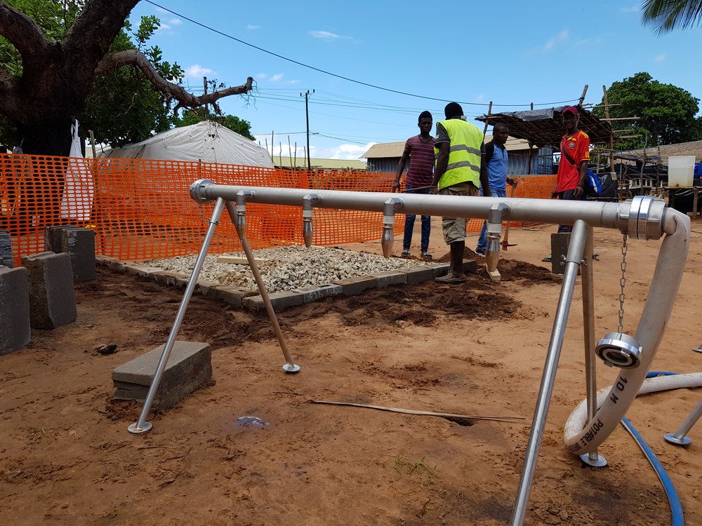 Mozambique Cabo Delgado. Cyclone Kenneth