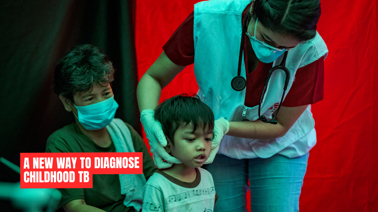 Agustina watches as Trisha Thadhani, MSF TB doctor, conducts a medical evaluation of her grandson Ion, at one of MSF's active case finding sites for tuberculosis on March 13, 2023 in Tondo, Manila, Philippines.
