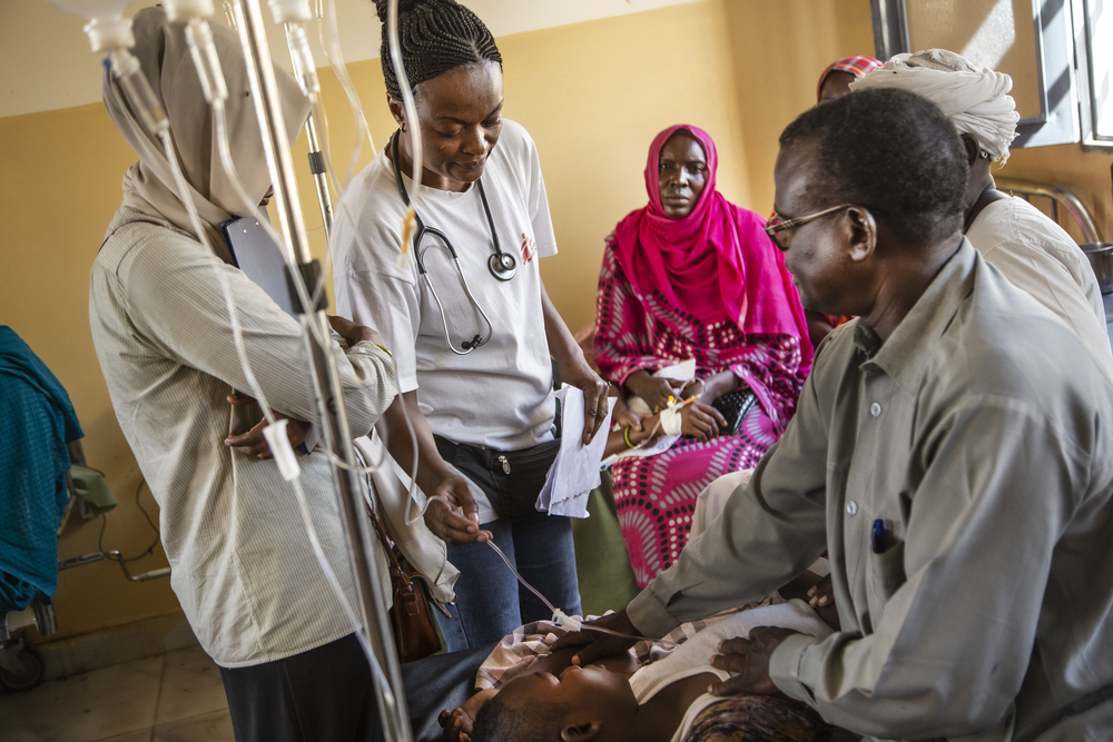 Annie Kashung, medical activity manager at Pediatrics Hospital in El Fasher, capital of North Darfur state, Sudan.