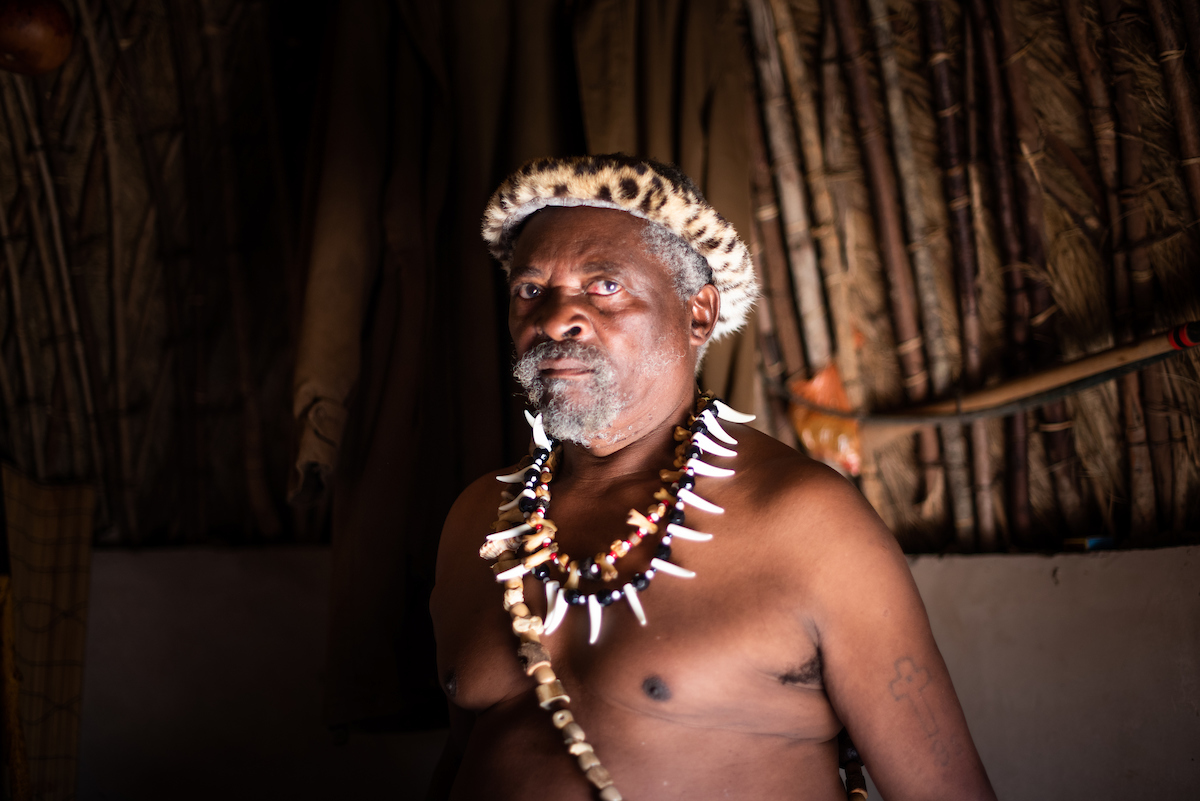 Induna and traditional healer