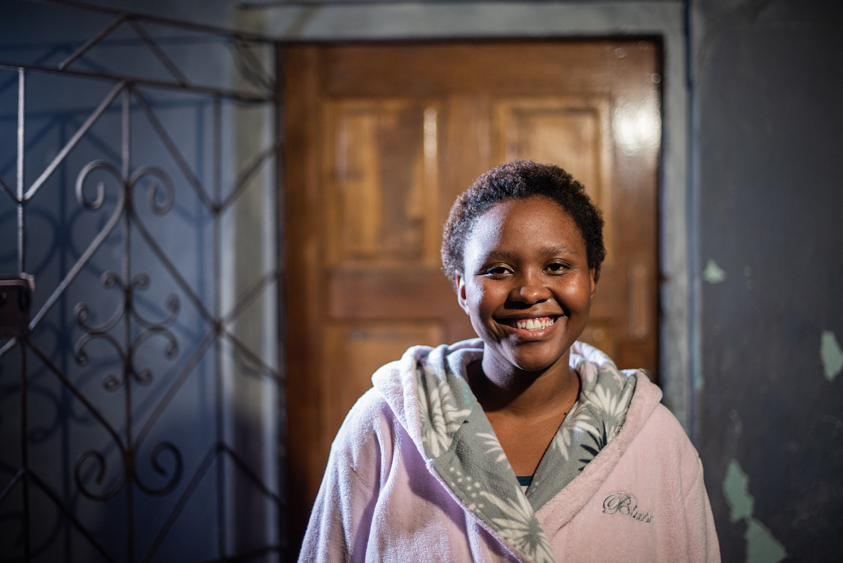 Senamile, recently recovered from COVID-19