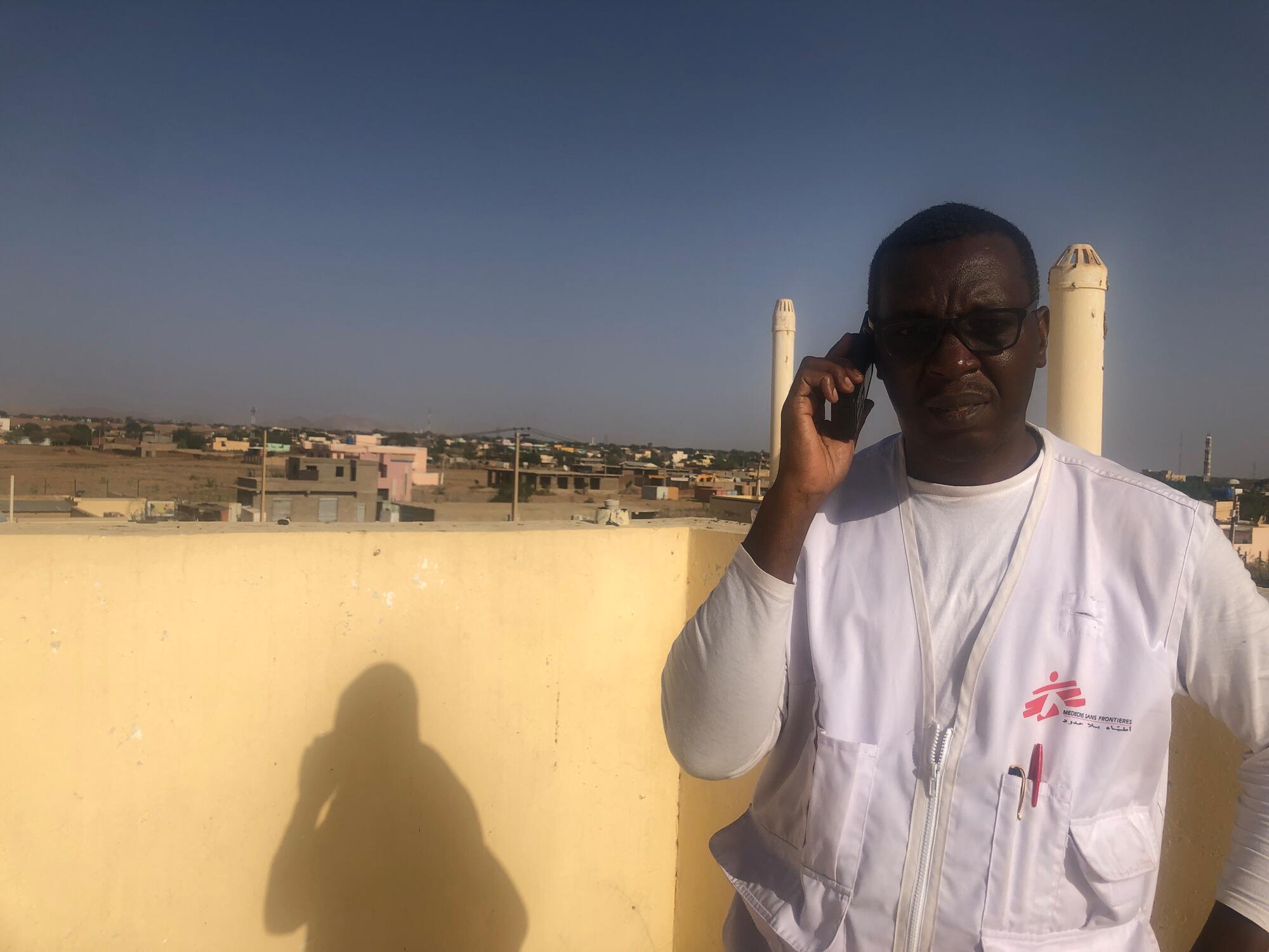 CYRUS PAYE, MSF PROJECT COORDINATOR, NORTH DARFUR