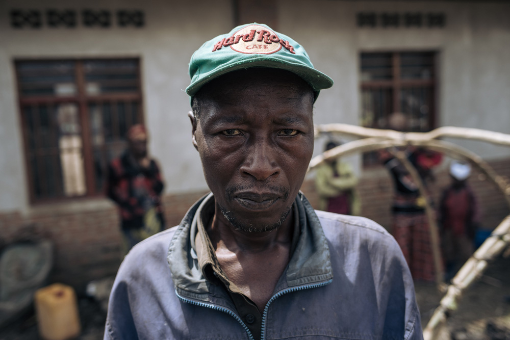 54 years old - married, 13 children Arrived in in Rumangabo in June 2022 with five of his children.