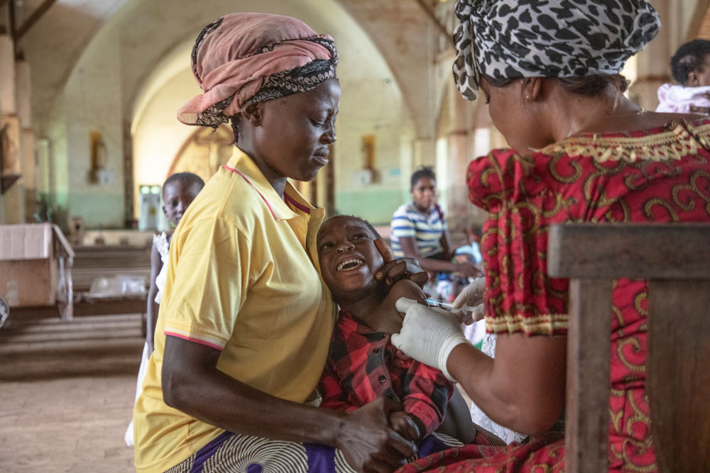 MSF, Doctors without Borders, Measles Vaccination in DRC