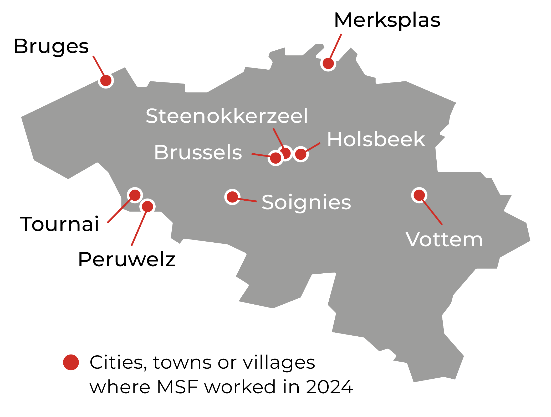MSF, Doctors Without Borders, MSF activities in Belgium