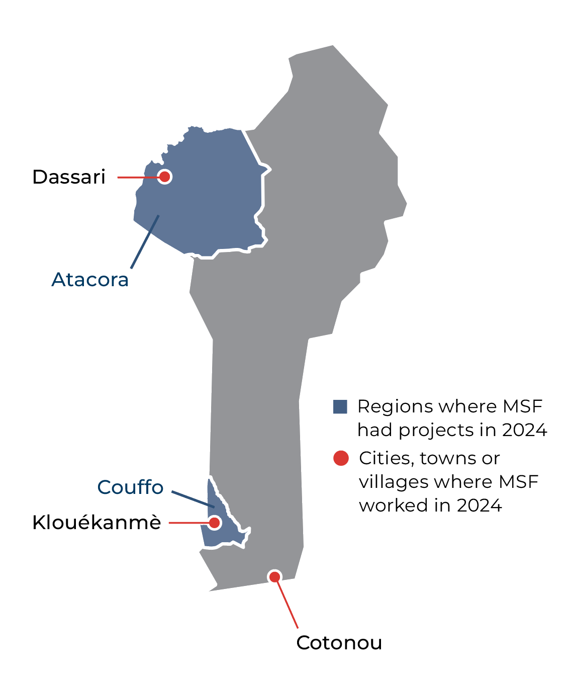MSF, Doctors Without Borders, MSF activities in Benin
