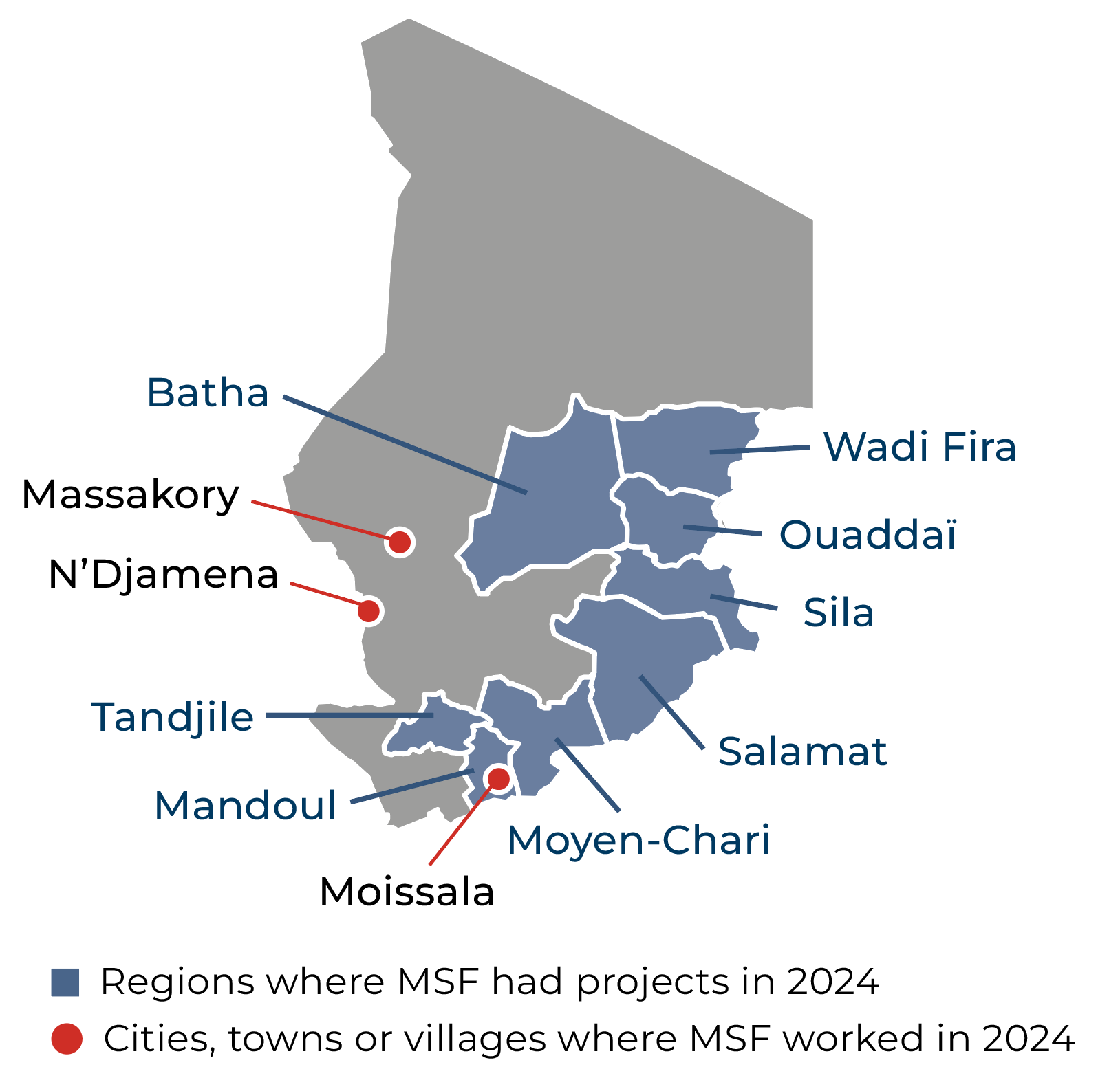 MSF, Doctors Without Borders, MSF activities in Chad