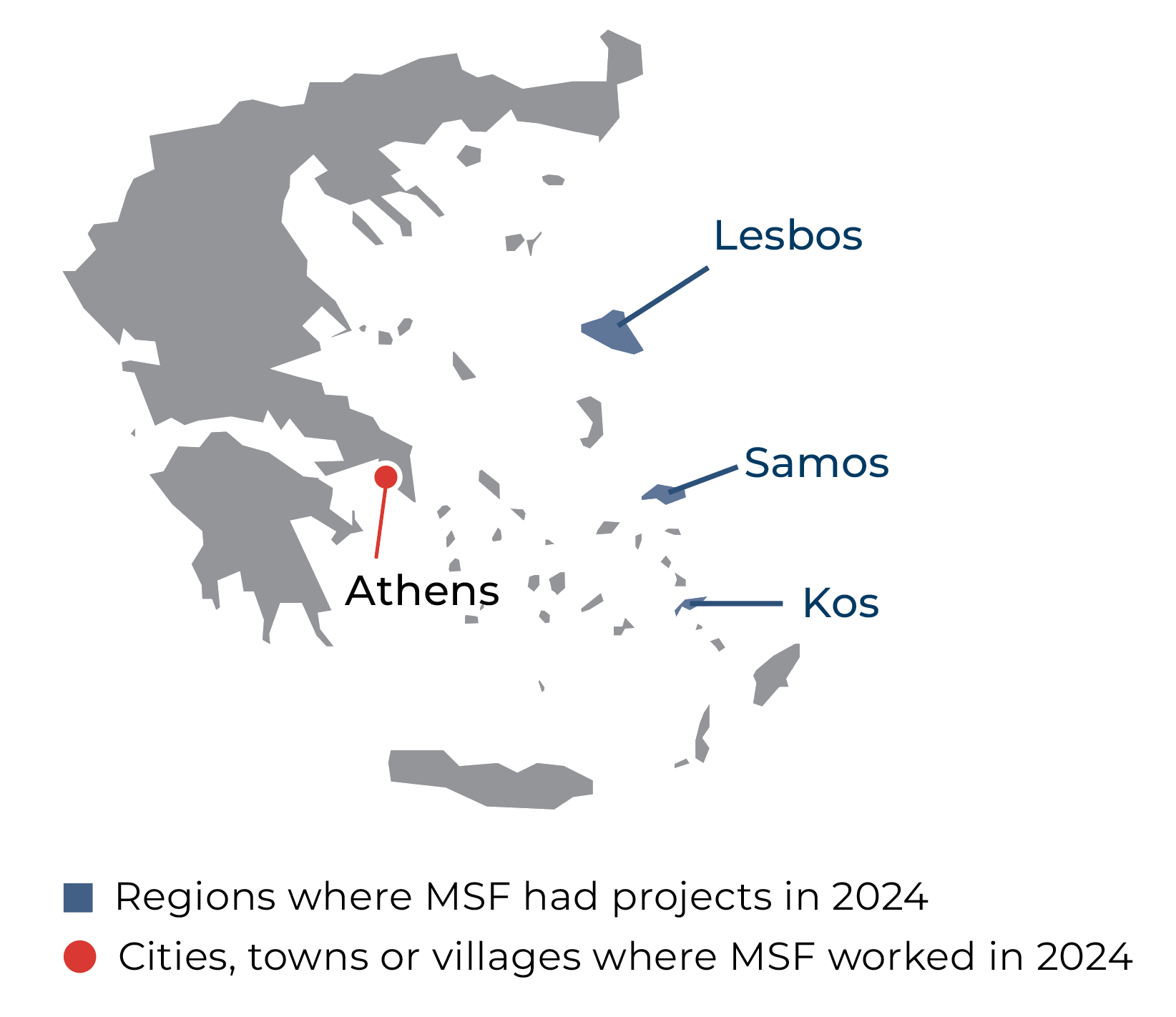 MSF, Doctors Without Borders, MSF activities in Greece