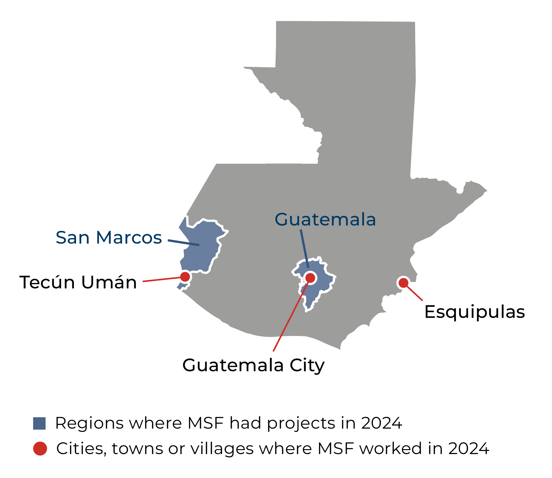 MSF, Doctors Without Borders, MSF activities in Guatemala