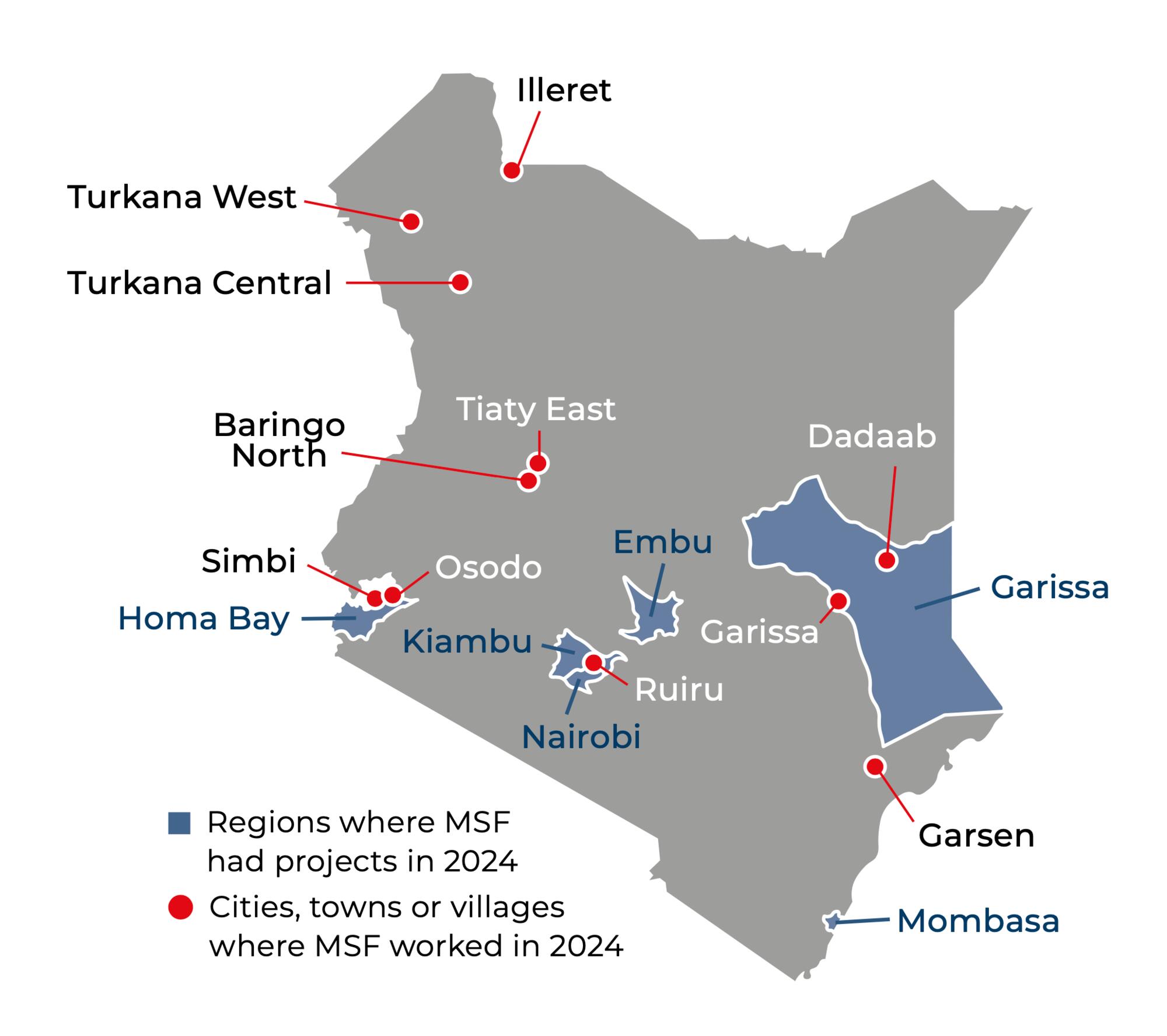 MSF, Doctors Without Borders, MSF activities in Kenya