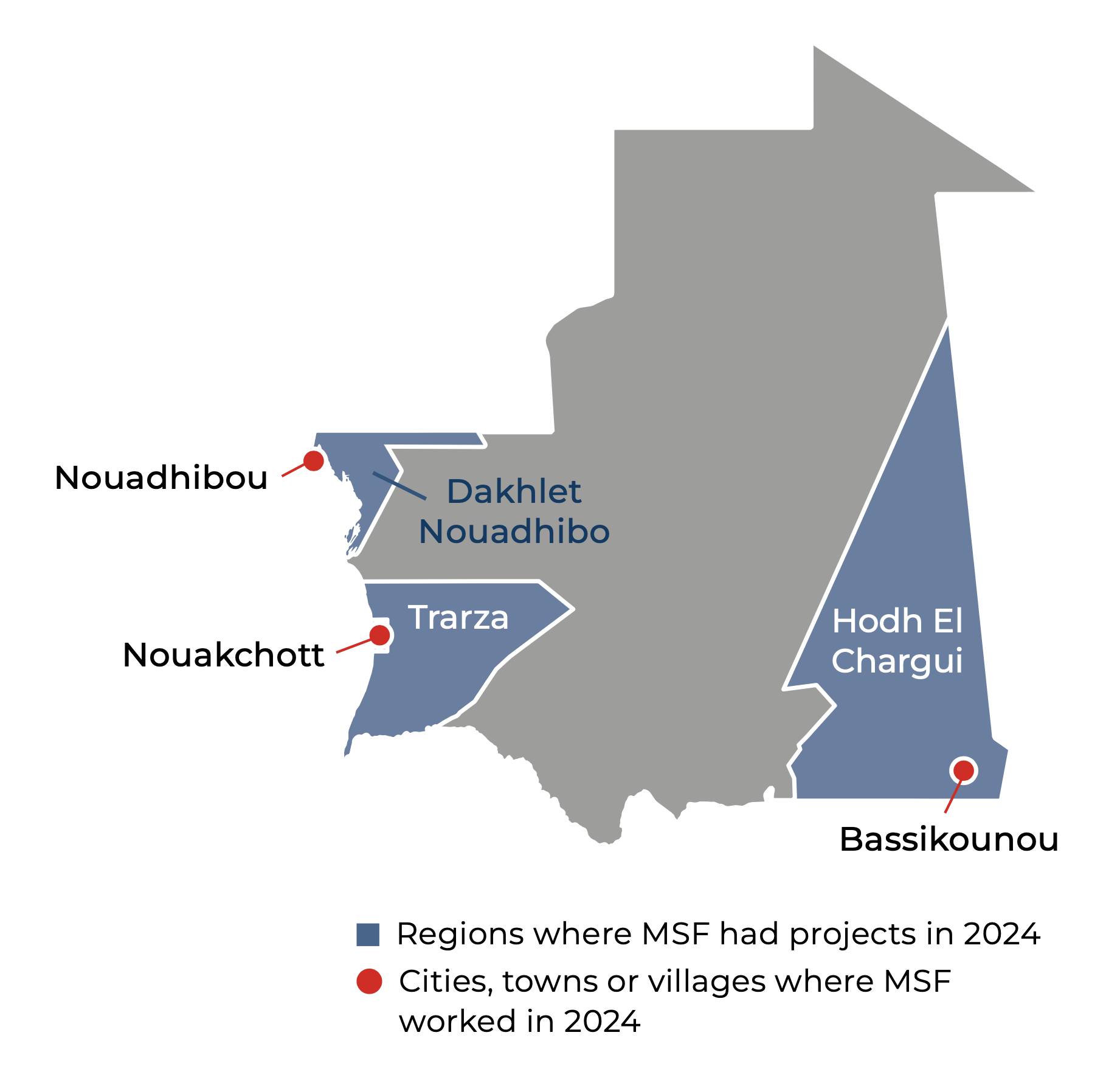 MSF, Doctors Without Borders, MSF activities in Mauritania