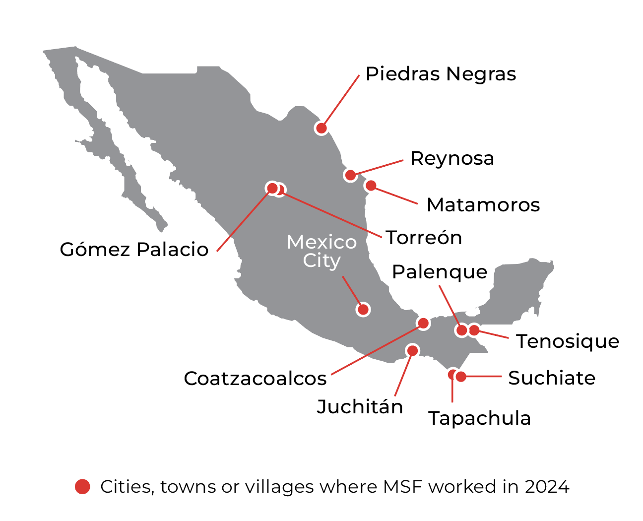 MSF, Doctors Without Borders, MSF activities in Mexico