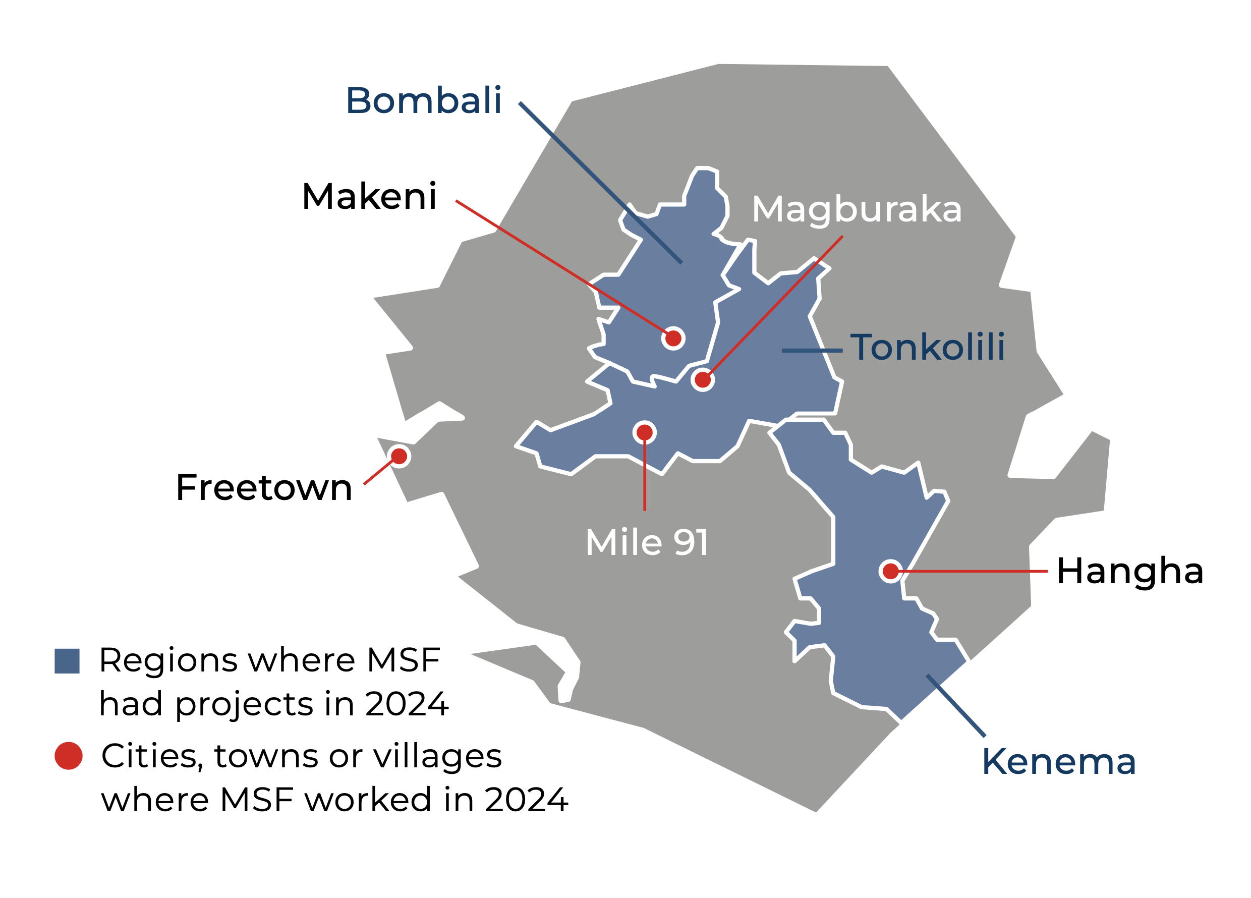 MSF, Doctors Without Borders, MSF activities in Sierra Leone