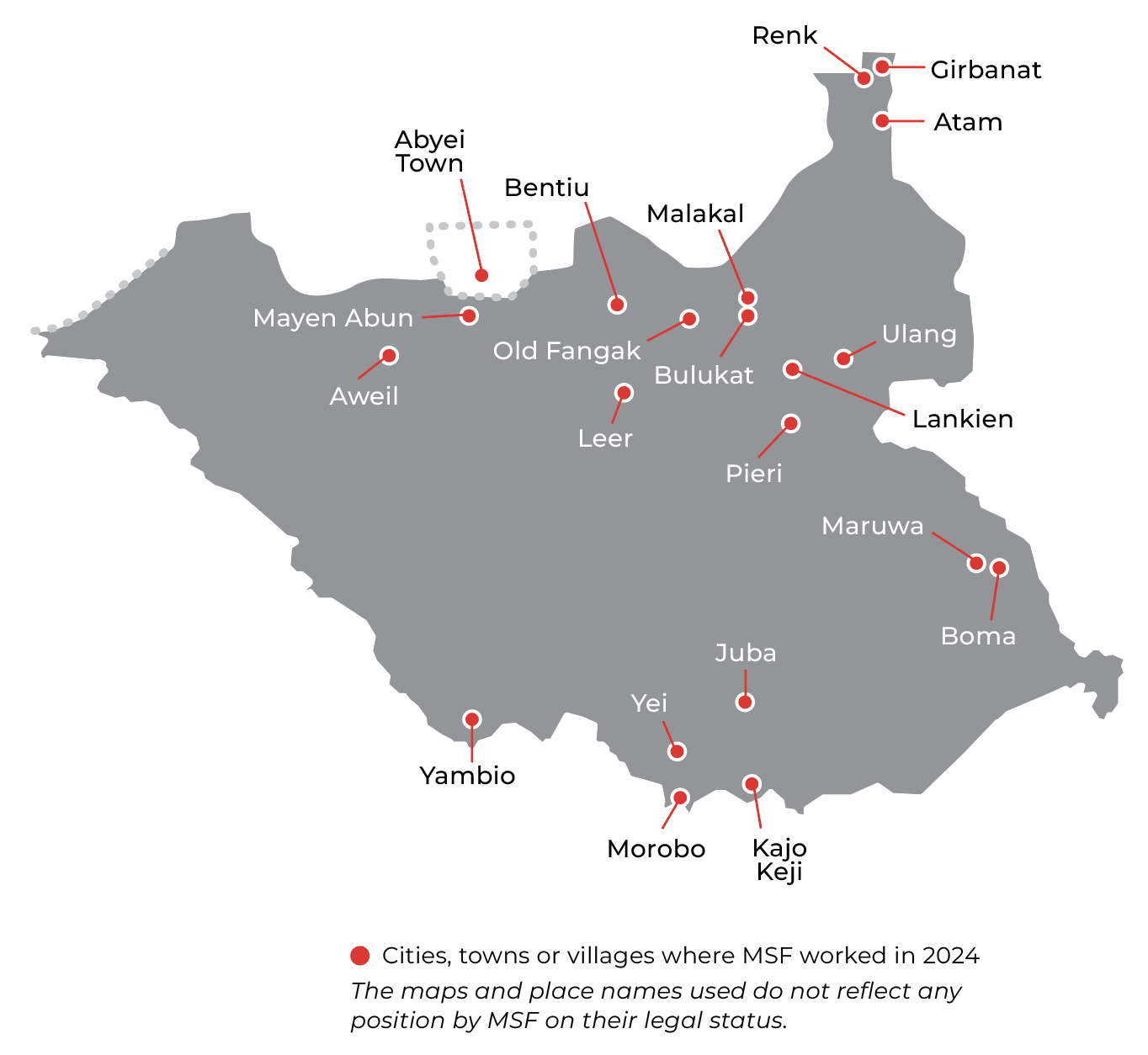 MSF, Doctors Without Borders, MSF activities in South Sudan