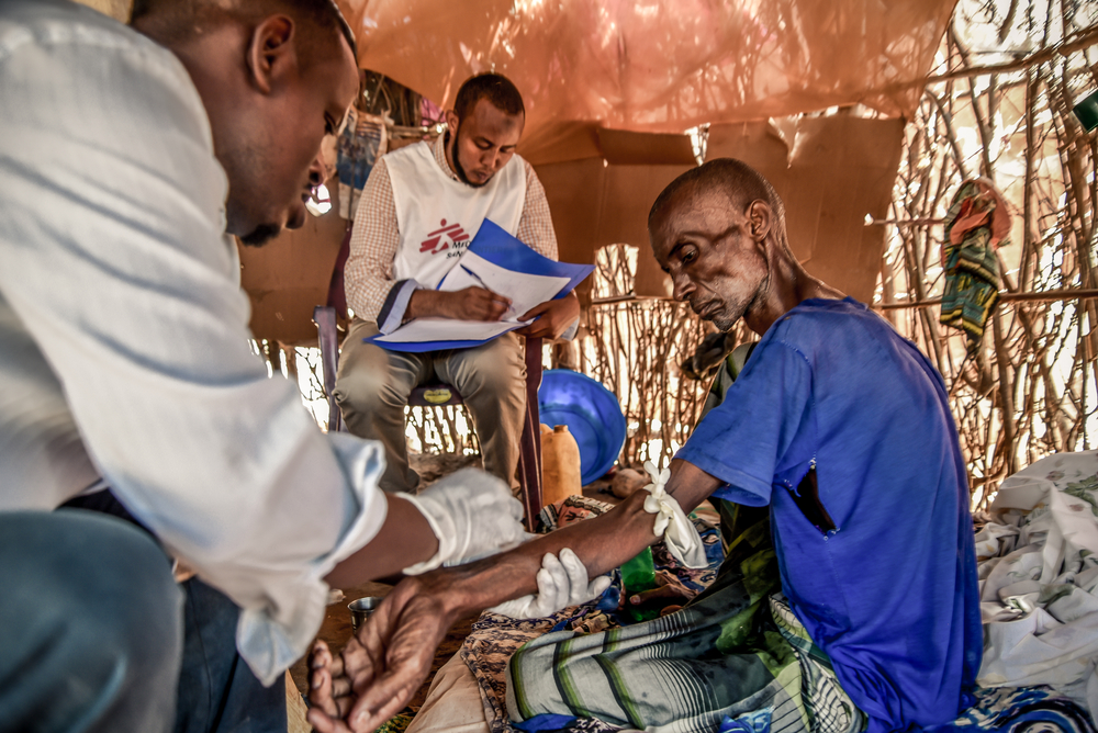 MSF’s palliative care programme in Dagahaley, part of Dadaab refugee camp. Kenya, November 2019.