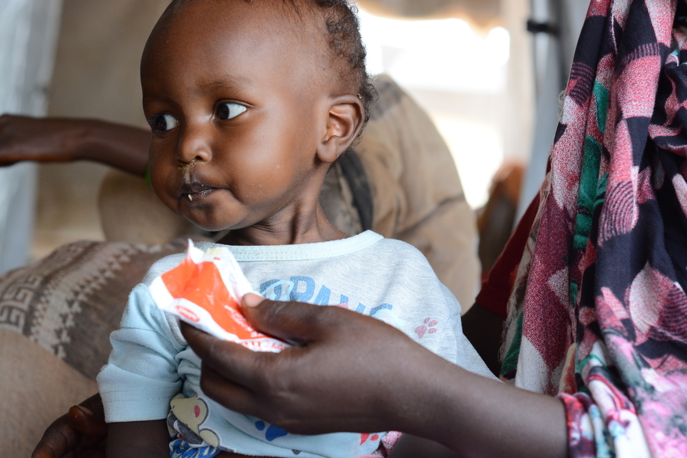 MSF, Doctors Without Borders,Malnutrition in Sudan Zamzam camp