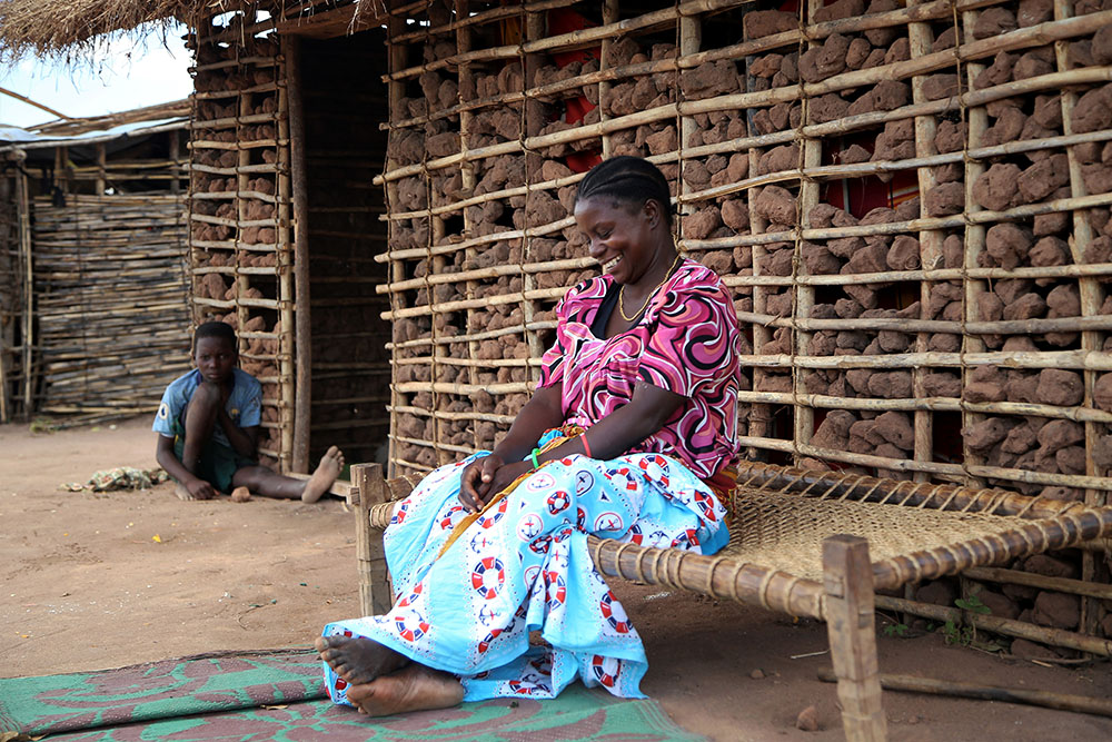 Biata Matías, 38, is from a small village in the district of Mocímboa, in the northern Mozambican province of Cabo Delgado. Due to the conflict, she currently lives in the resettlement site for displaced people in the town of Nasitenge.