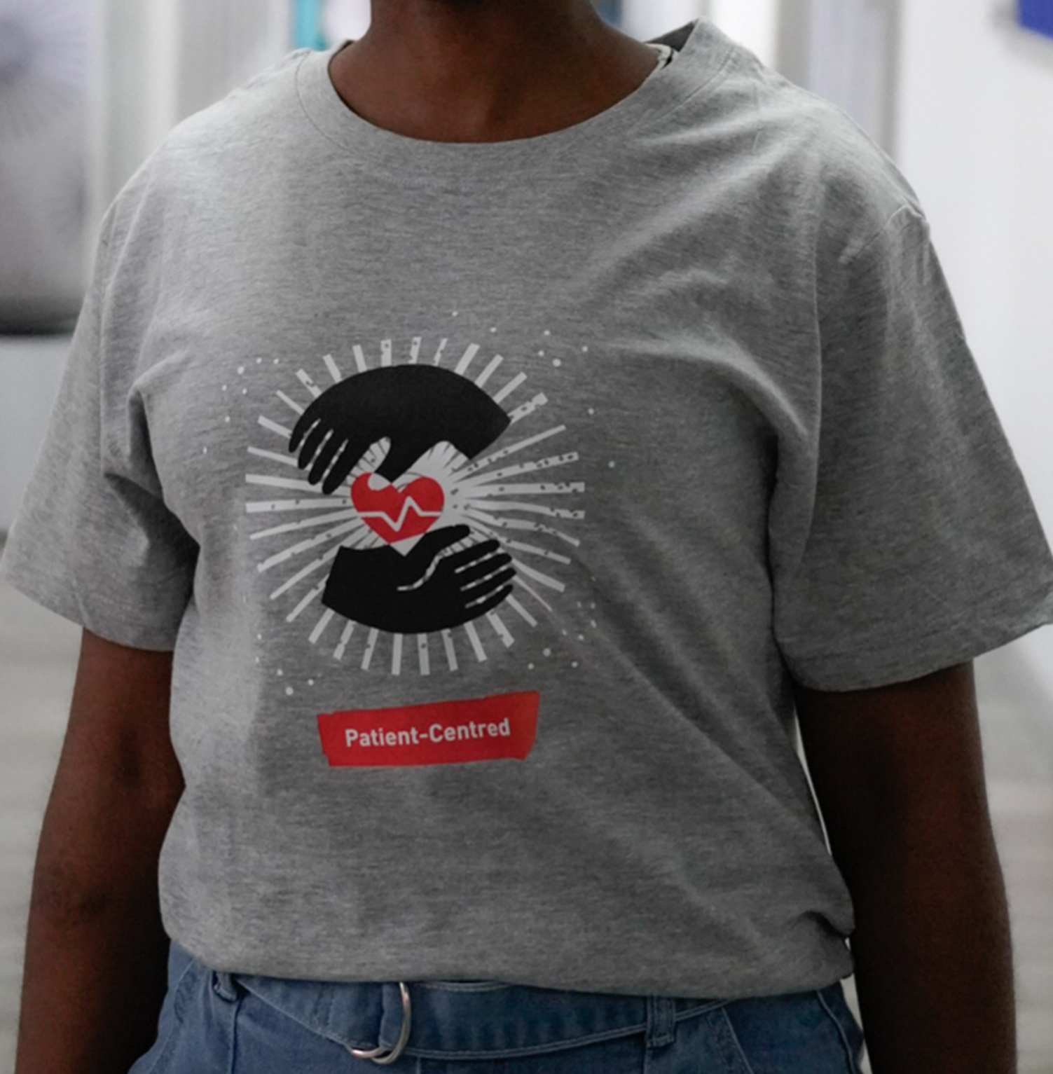 MSF Beneficence round-neck T-shirt Grey-front