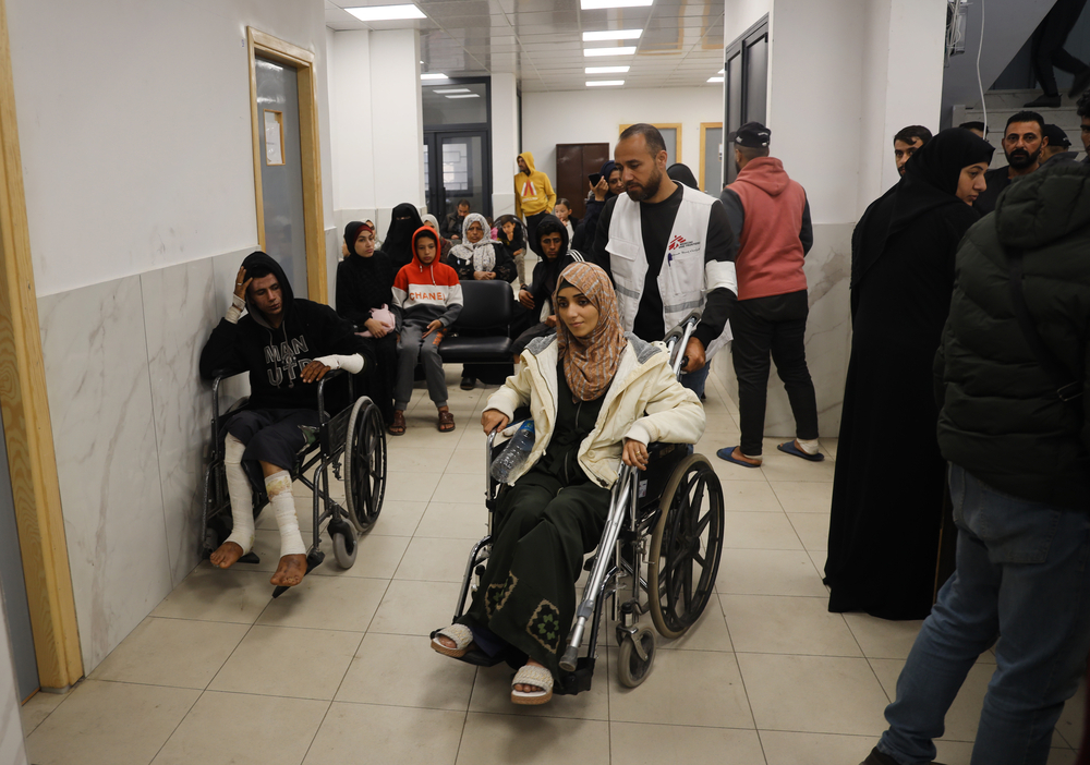 Image of Shorouk Al-Rantisi, MSF physiotherapy patient in Gaza
