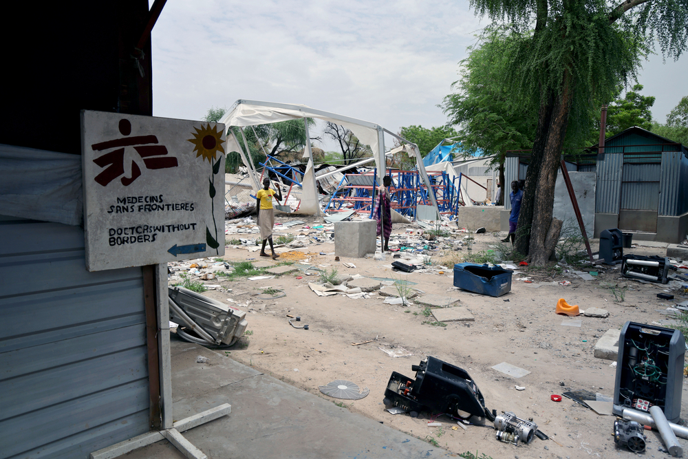 MSF, Doctors Without Borders, South Sudan, hospital bombing