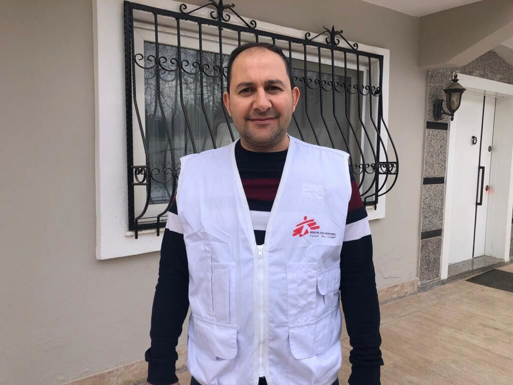 Doctors Without Borders (MSF) Project Coordinator Ahmed Rahmo Idleb