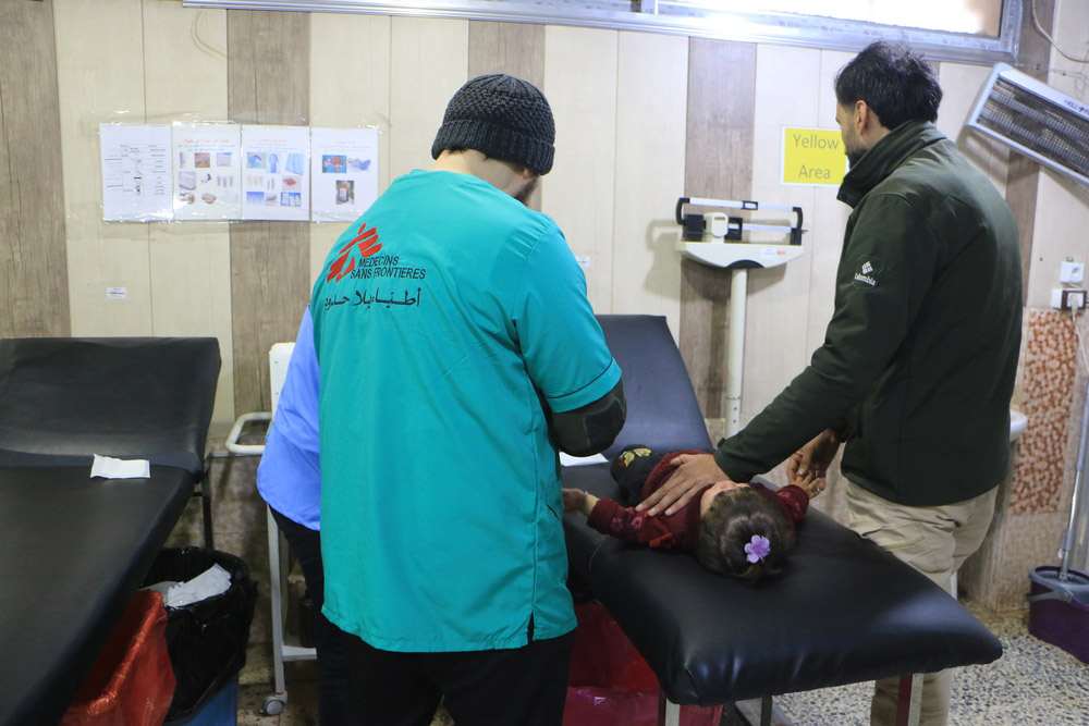 MSF teams are working in Atmeh, Northwest Syria aiding burn victims