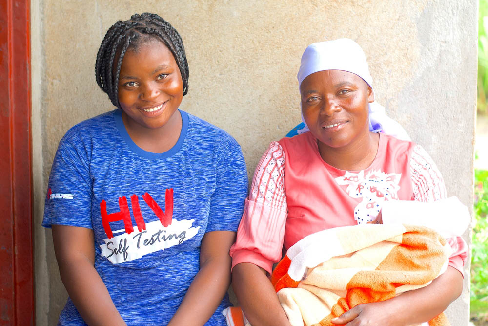 Marvellous Nzenza and her mother Jacqueline Nzenza