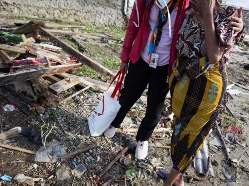 Indonesia High Tide Tsunami 1