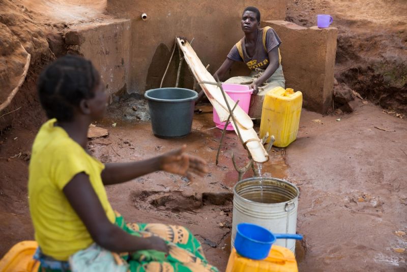 Mozambican refugees in Kapise village, Malawi
