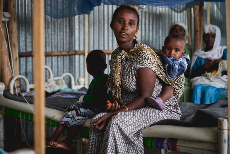 refugee camp in the Gambella region of Ethiopia