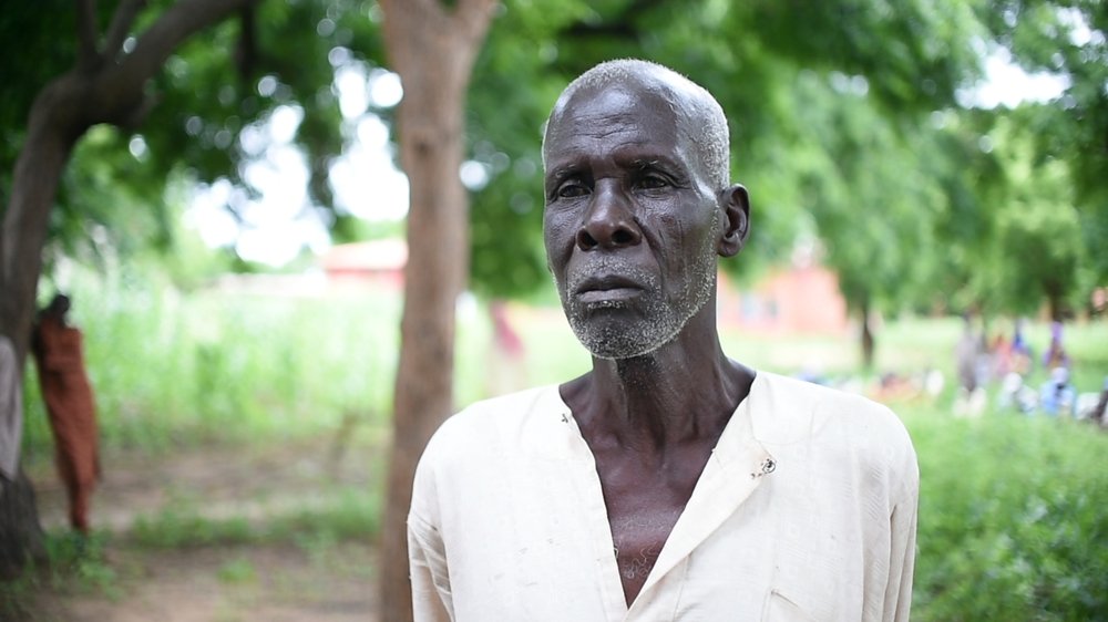 IDP Boulama Mala 60 years old from Galingui village.