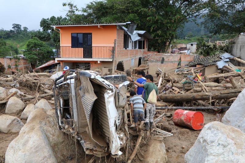 MSF, Doctors Without Borders, Colombia, Landslides