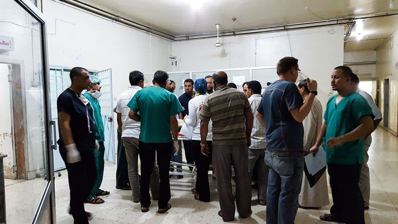 Syria, Raqqa, Trapped