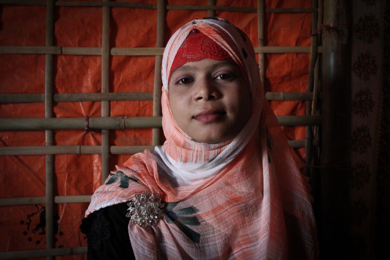 MSF, Bangladesh, Shamemar, 18, is a Rohingya refugee.