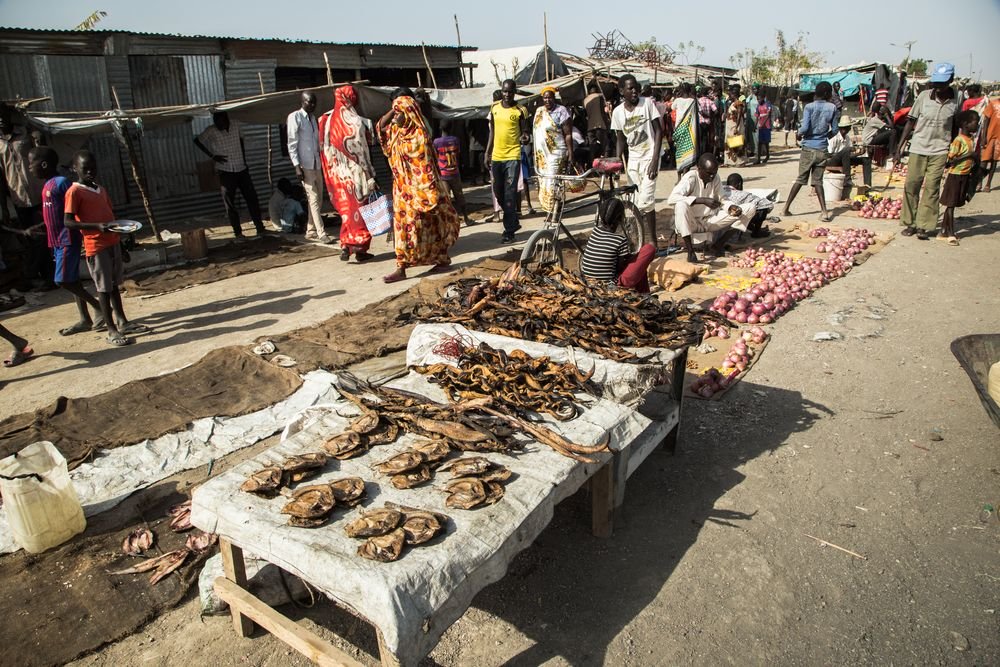 South Sudan Malakal village