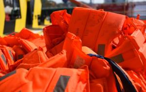 Life Jackets Aboard the Borbon Argus