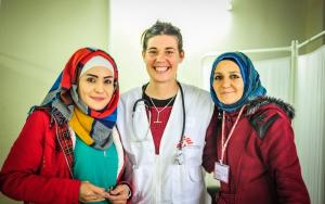 Iraq, Domeez refugee camp - Nurse Jessica Lovel